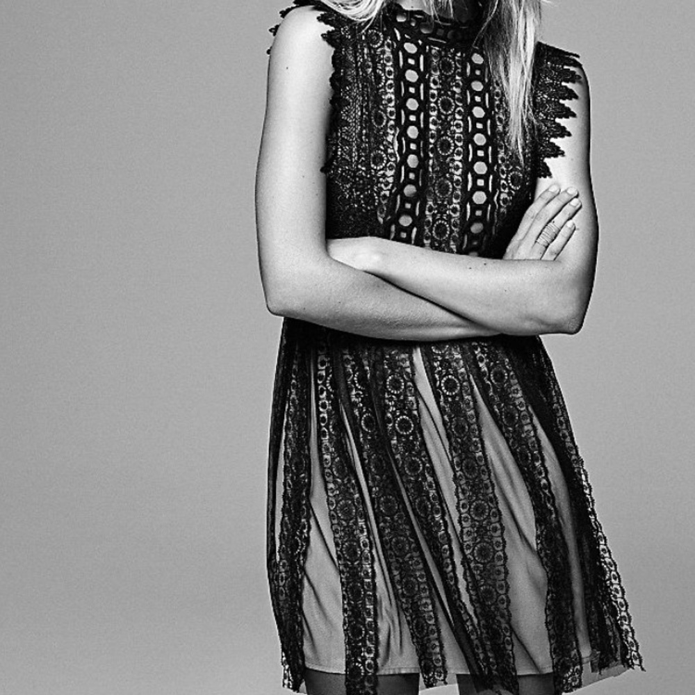 Free People forever Lace Babydoll dress size 2
